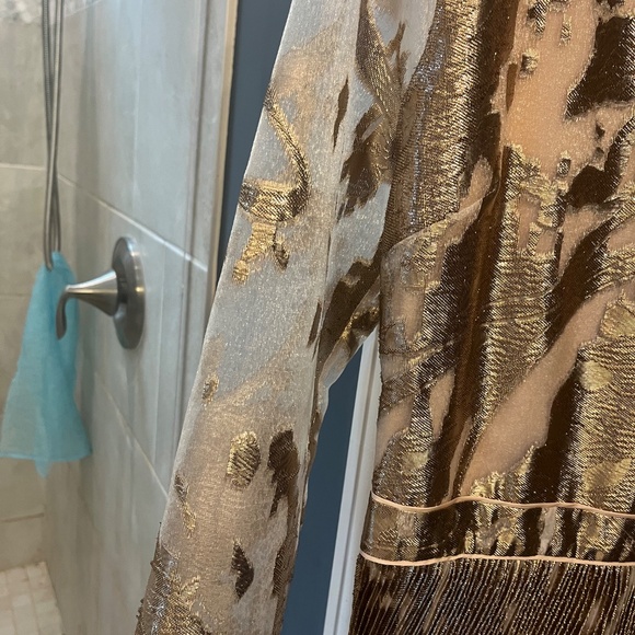 Jonathan Simkhai NWT metallic cocktail dress - Picture 5 of 6